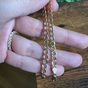 14k Cuban link bracelet